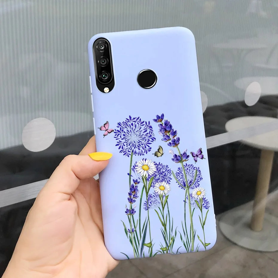 Lovely Flower Phone Case For Huawei