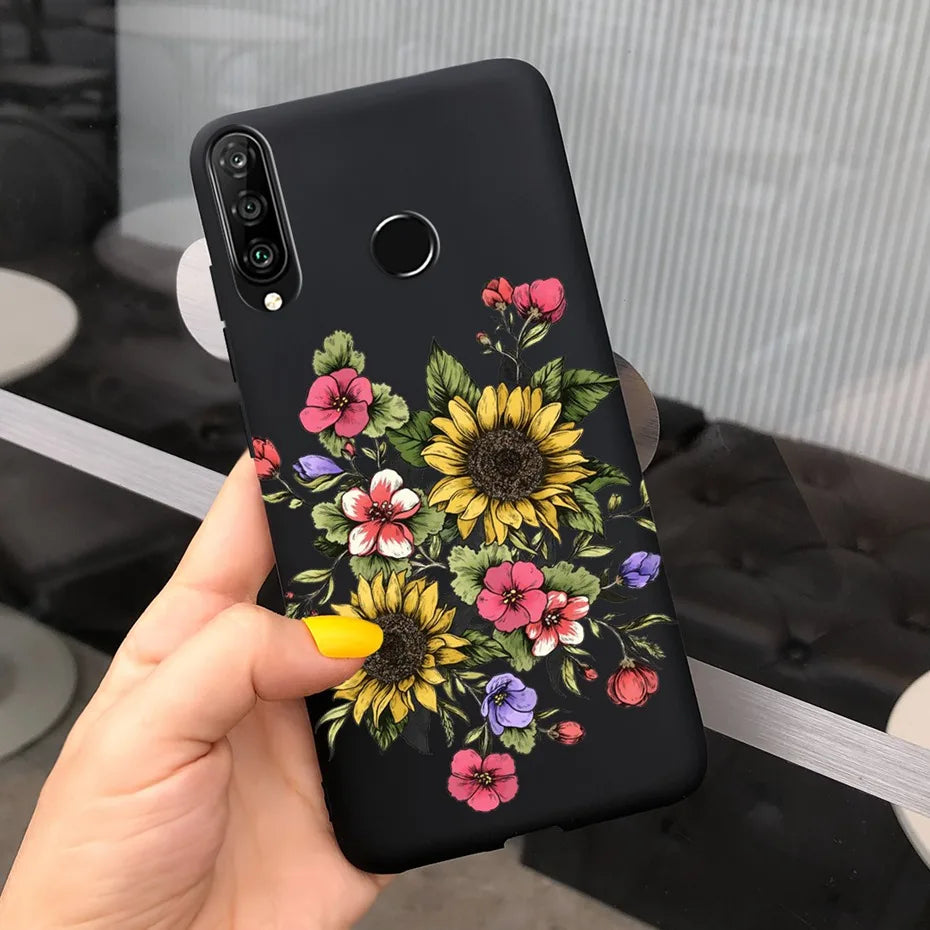 Lovely Flower Phone Case For Huawei