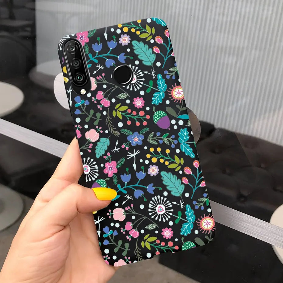Lovely Flower Phone Case For Huawei