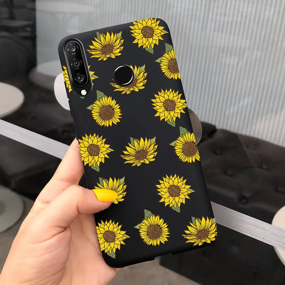 Lovely Flower Phone Case For Huawei