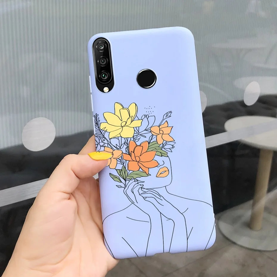 Lovely Flower Phone Case For Huawei