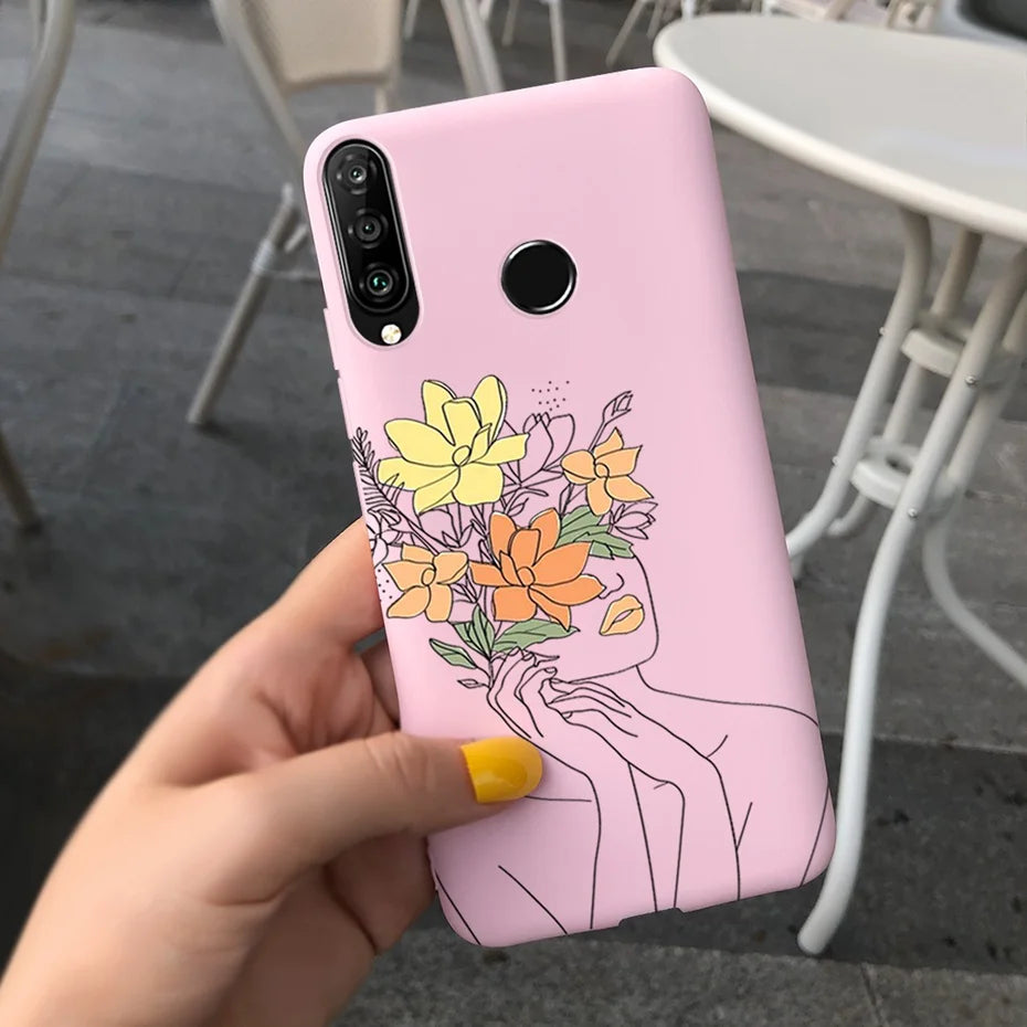 Lovely Flower Phone Case For Huawei