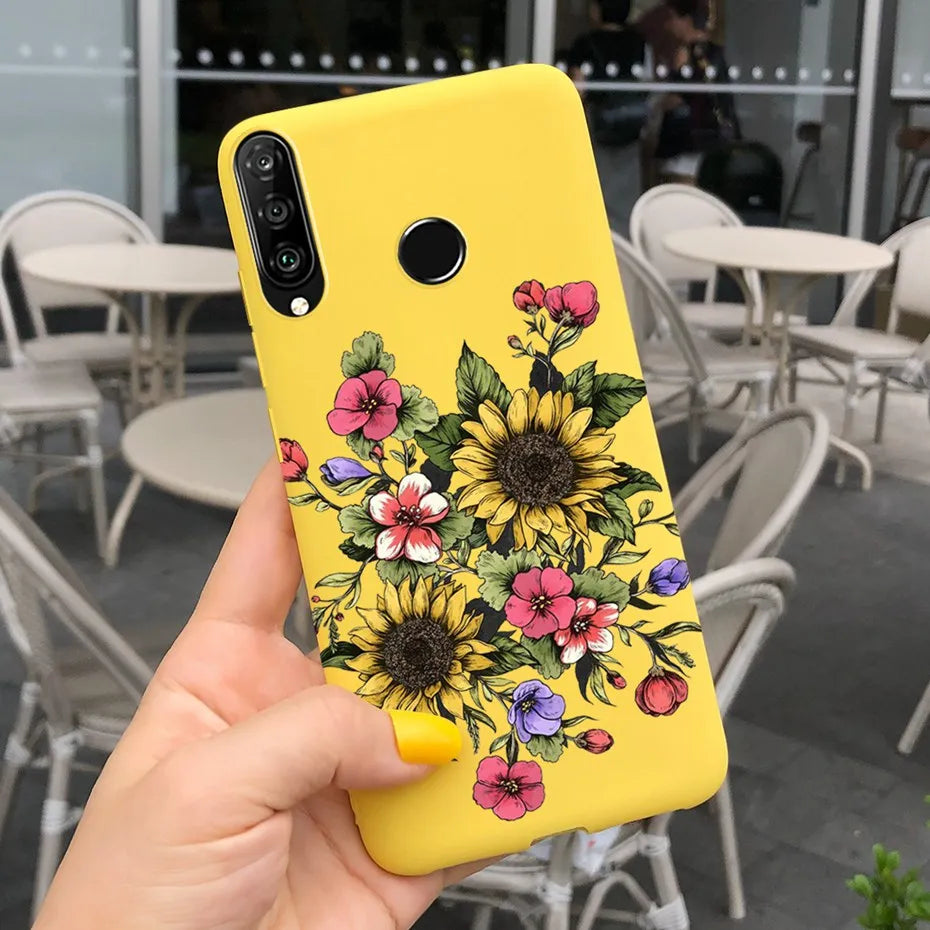 Lovely Flower Phone Case For Huawei