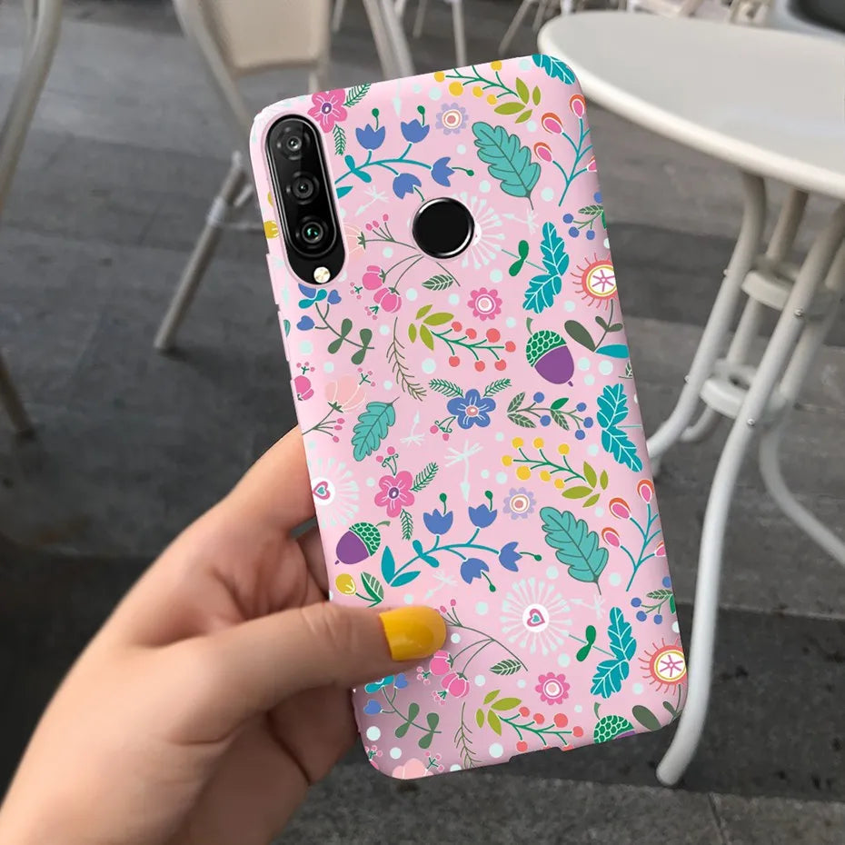Lovely Flower Phone Case For Huawei