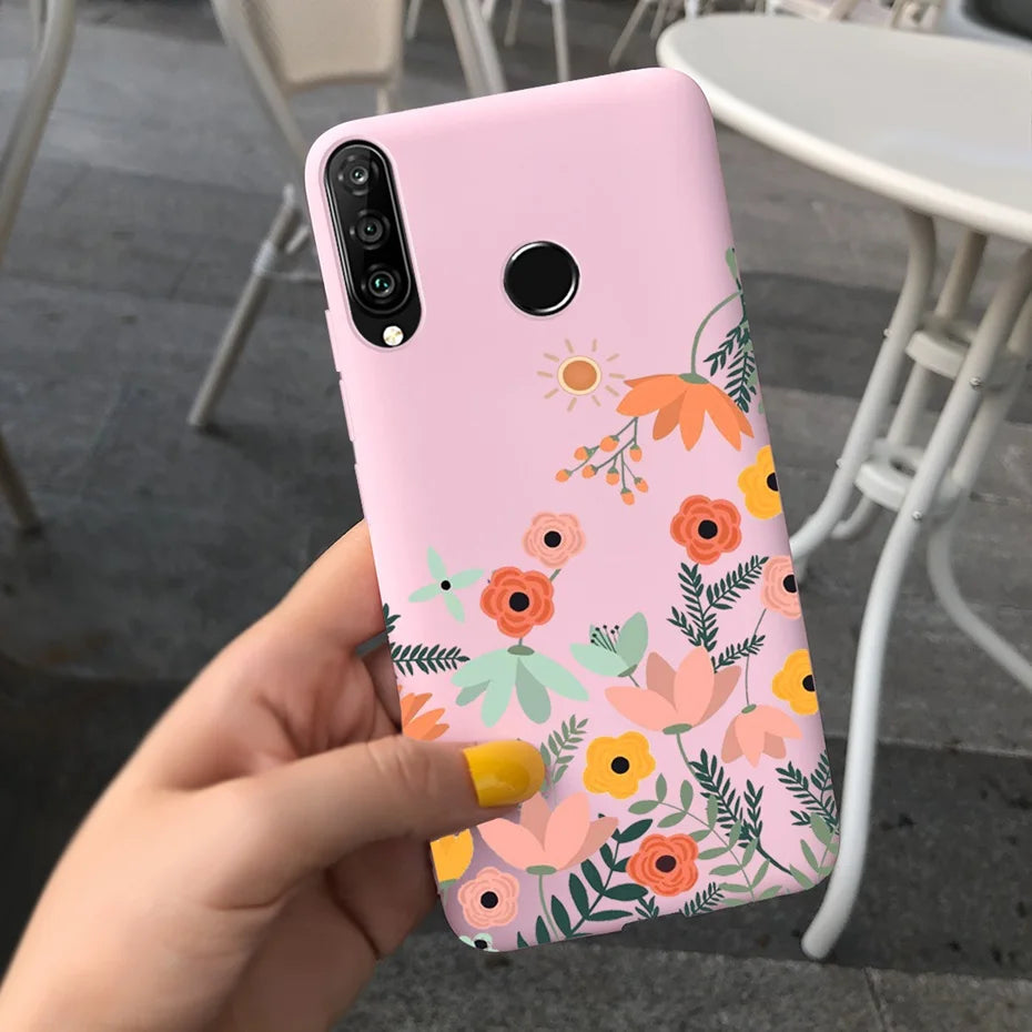 Lovely Flower Phone Case For Huawei