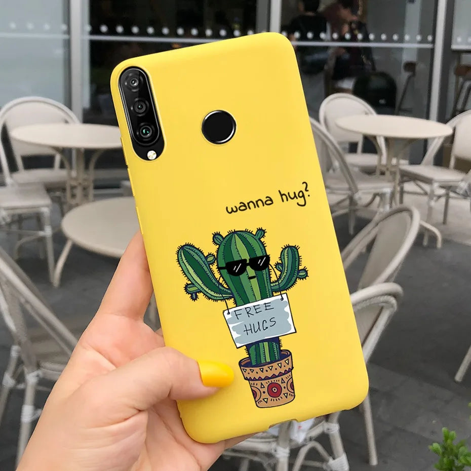 Lovely Flower Phone Case For Huawei