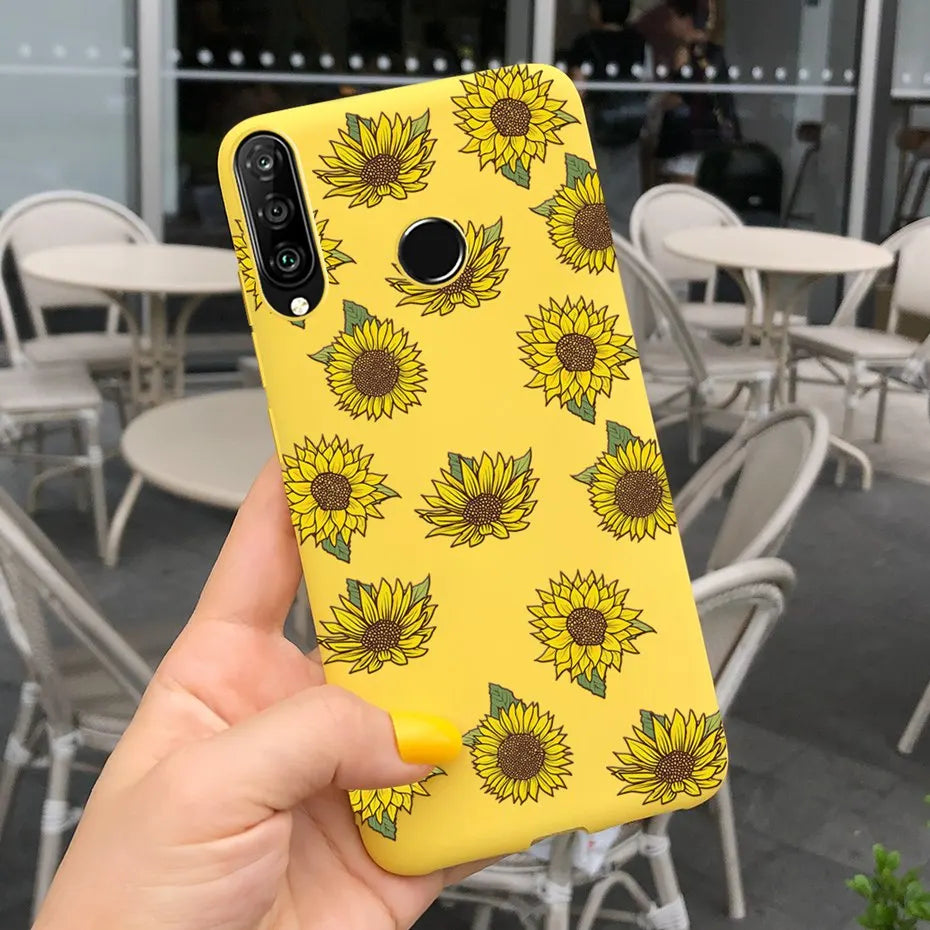 Lovely Flower Phone Case For Huawei