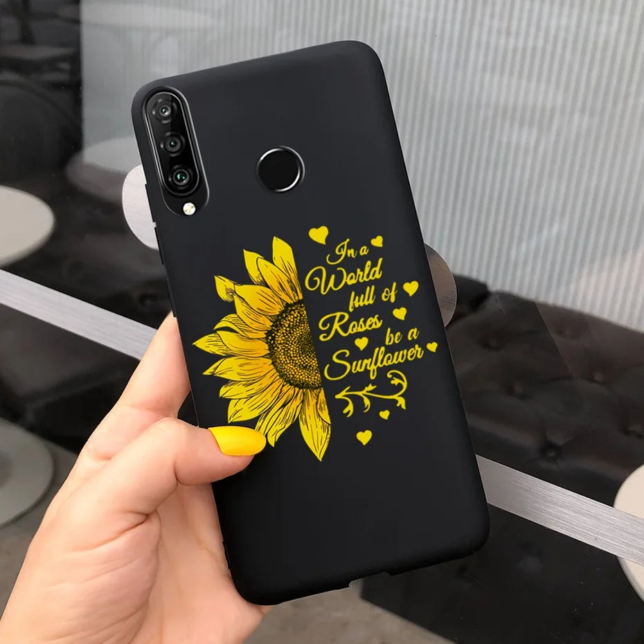 Lovely Flower Phone Case For Huawei
