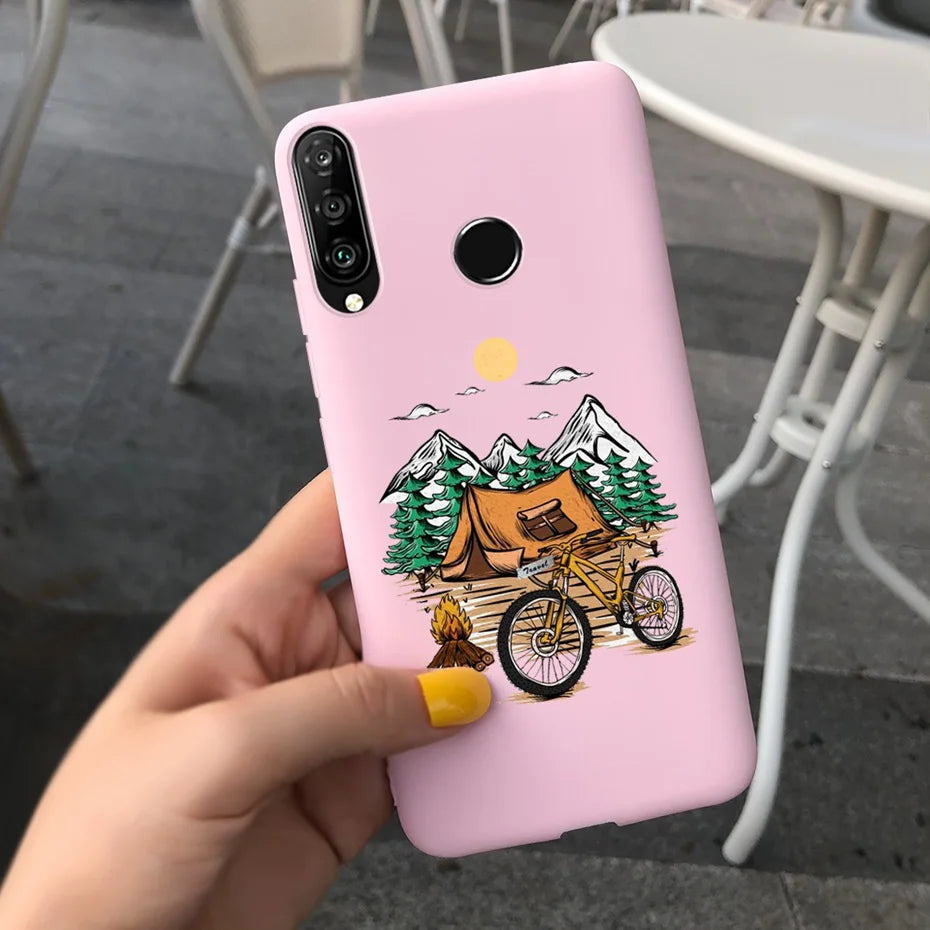 Lovely Flower Phone Case For Huawei