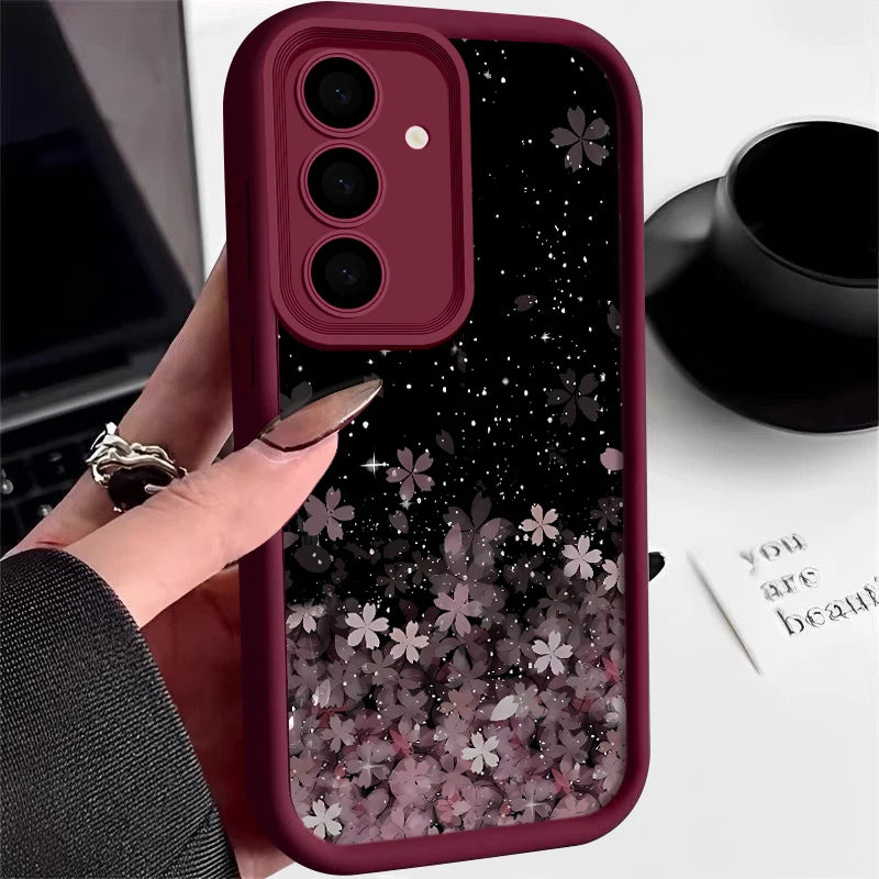 Cherry Blossom Phone Case For Samsung Galaxy S and A Series