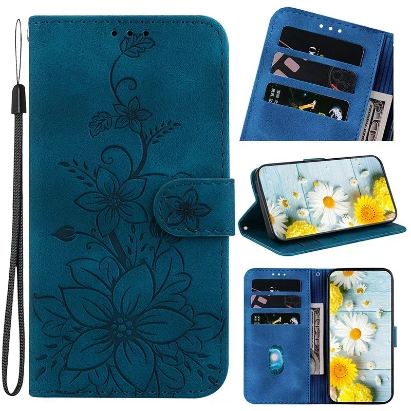 Magnetic Leather Phone Case Wallet  For Huawei