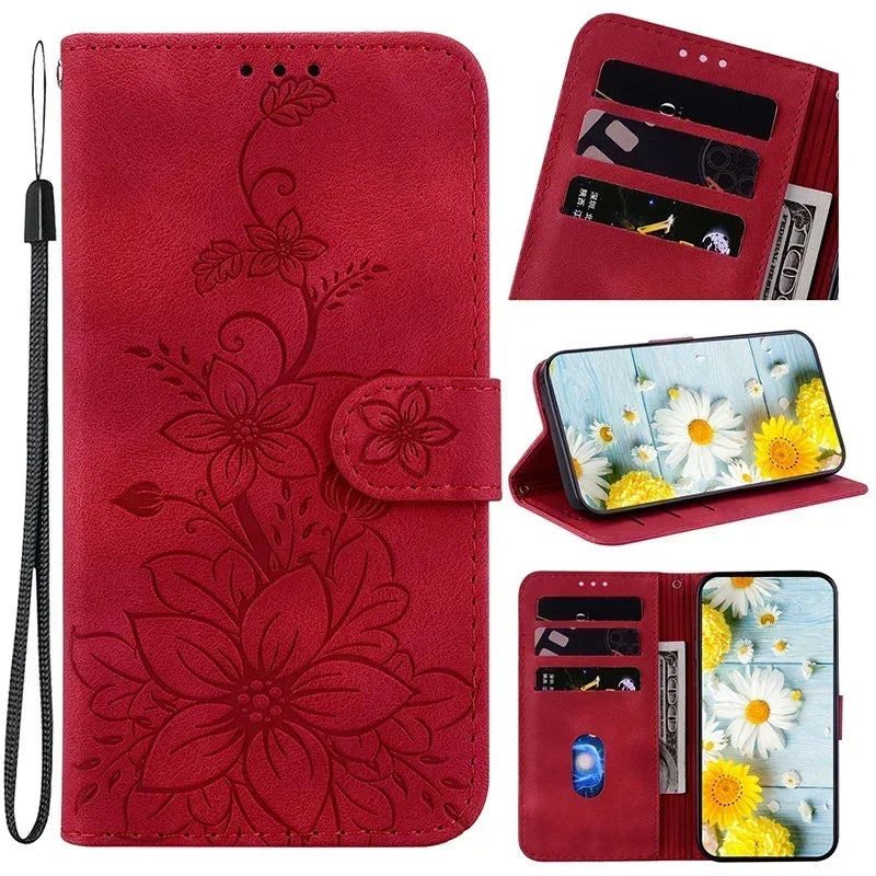 Magnetic Leather Phone Case Wallet  For Huawei