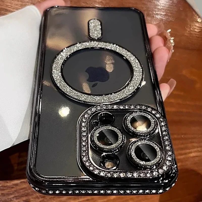 Diamond Clear Magnetic iPhone Case