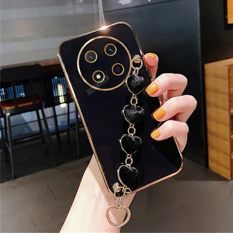 Love Heart Bracelet Phone Case For Huawei