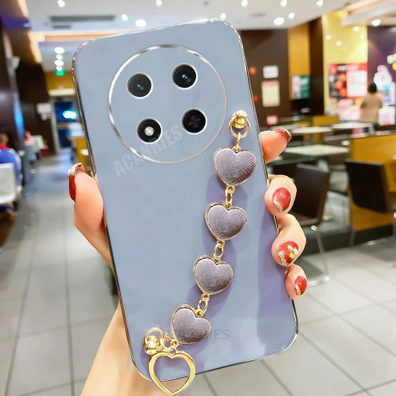 Love Heart Bracelet Phone Case For Huawei