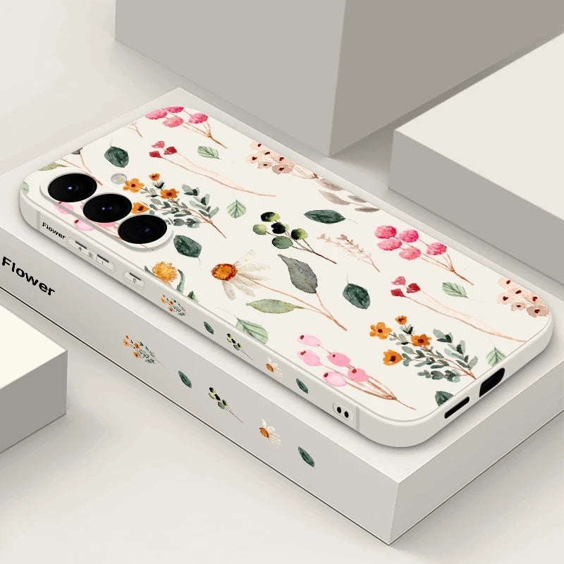 LuxeBloom Lanyard Phone Case For Samsung Galaxy S and A Series