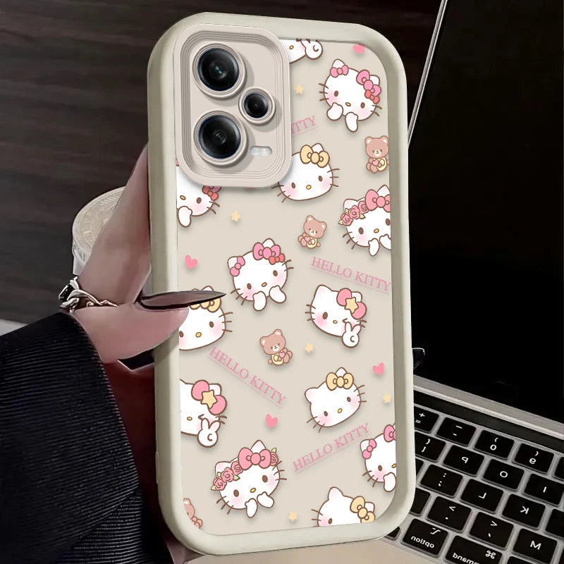 Lovely Pink Hello Kitty Phone Case For Xiaomi Redmi