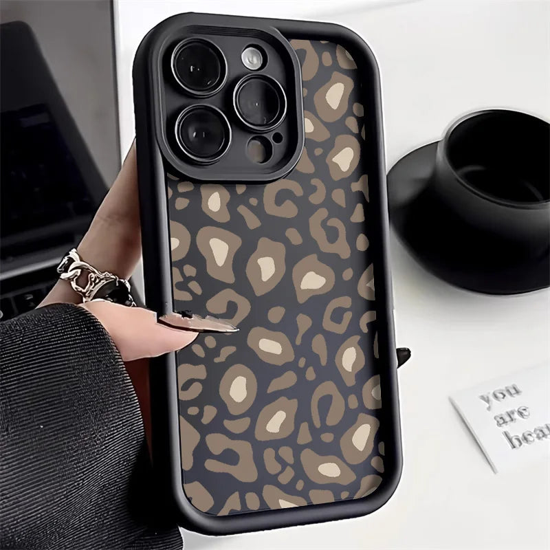 Leopard Print Soft iPhone Case