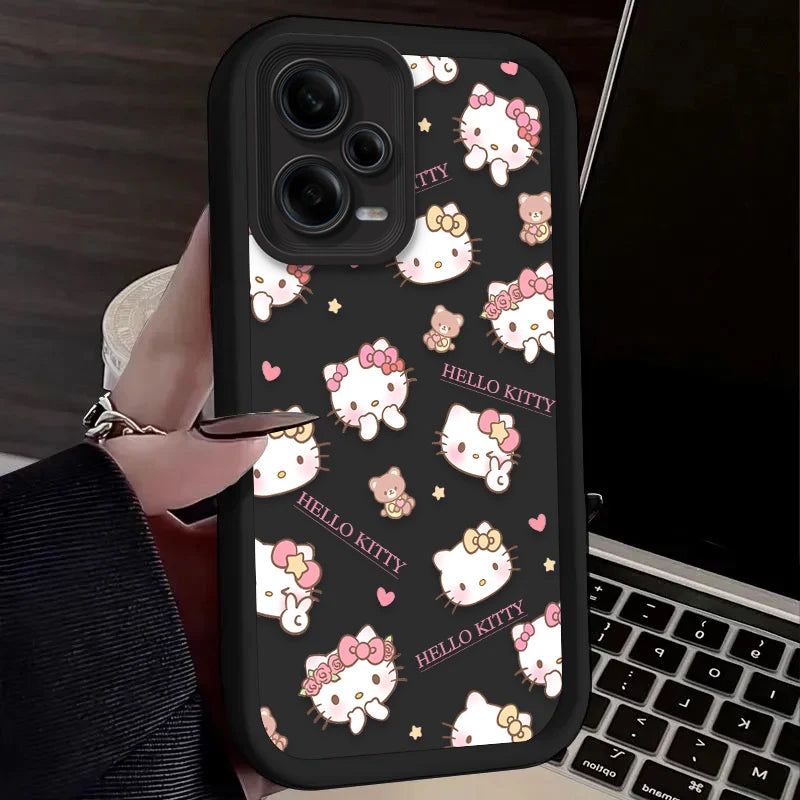 Lovely Pink Hello Kitty Phone Case For Xiaomi Redmi