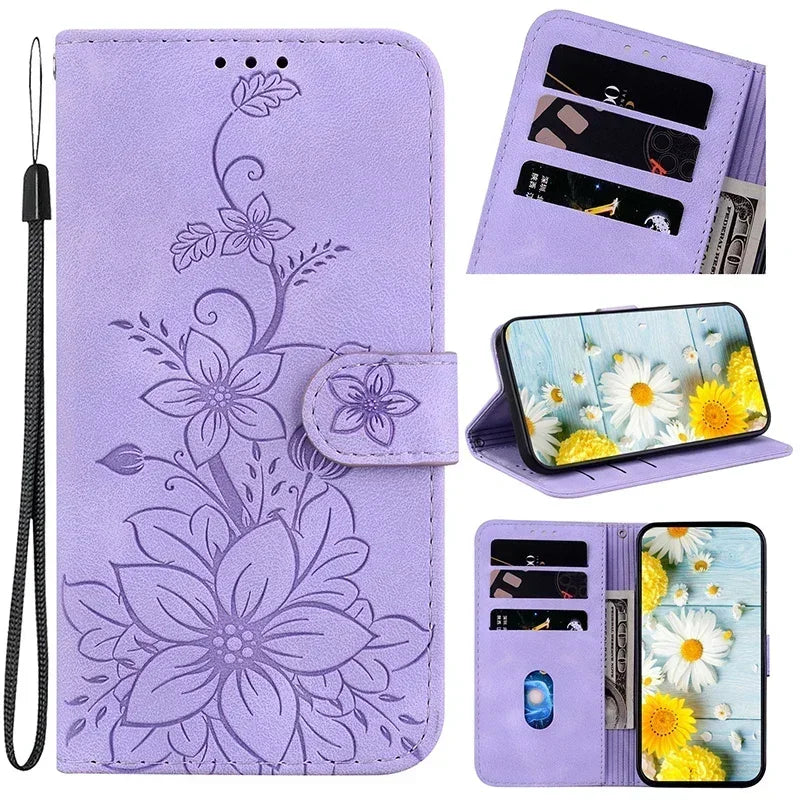 Magnetic Leather Phone Case Wallet  For Huawei