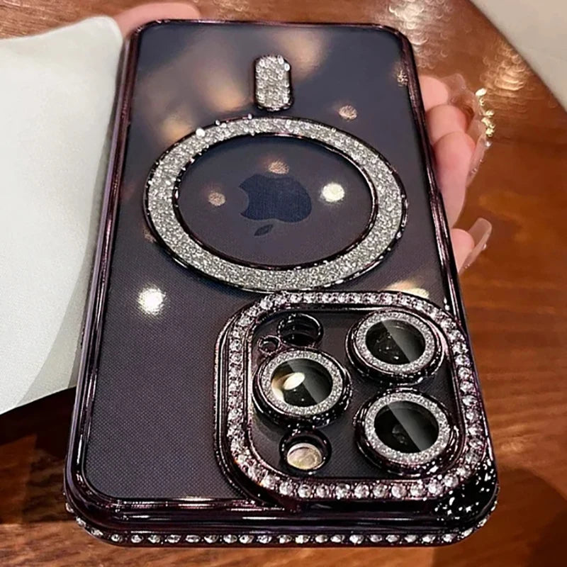 Diamond Clear Magnetic iPhone Case